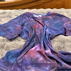 Athleta Purple and Pink Short Sleeve Tee